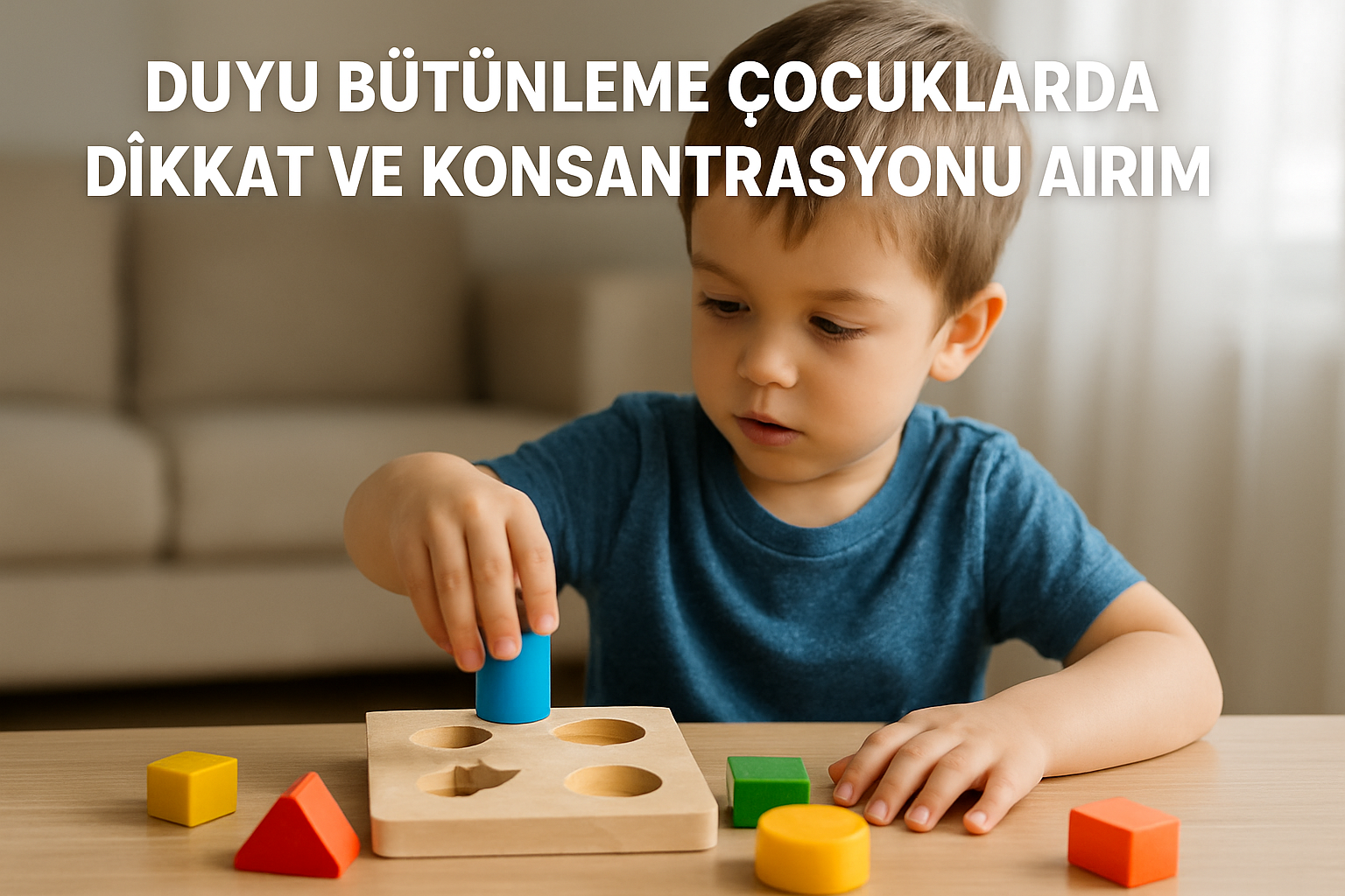 Duyu Bütünleme: Çocuklarda Dikkat ve Konsantrasyonu Artırma Yöntemleri